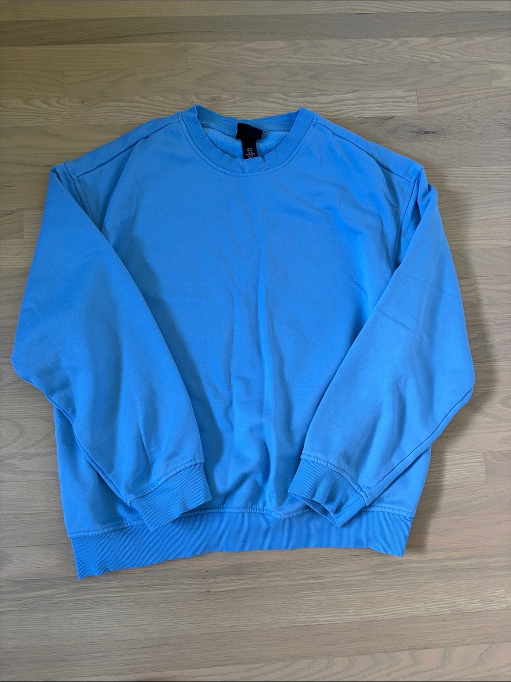 H&M Light Blue Crewneck Sweatshirt